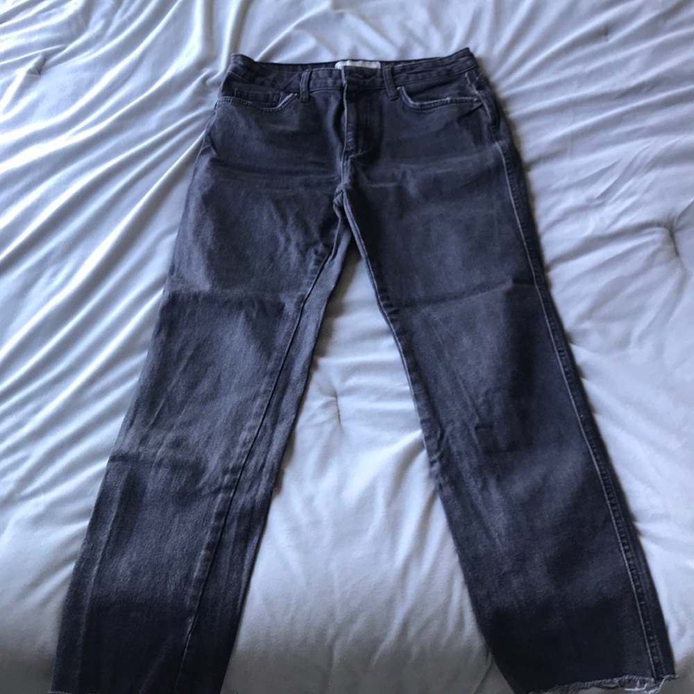 Free People Faded Black Jeans